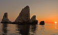 Sun Rise at Due Sorelle